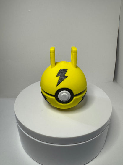 Mini Elekid Themed Ball, 3D Printed, Collectable