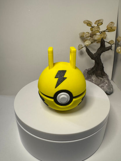 Mini Elekid Themed Ball, 3D Printed, Collectable