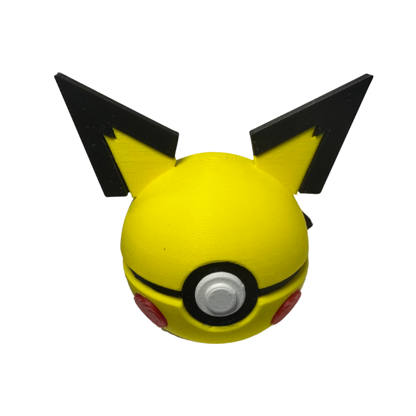Mini Pichu Themed Ball, 3D Printed, Collectable