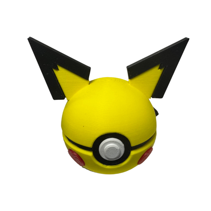 Mini Pichu Themed Ball, 3D Printed, Collectable