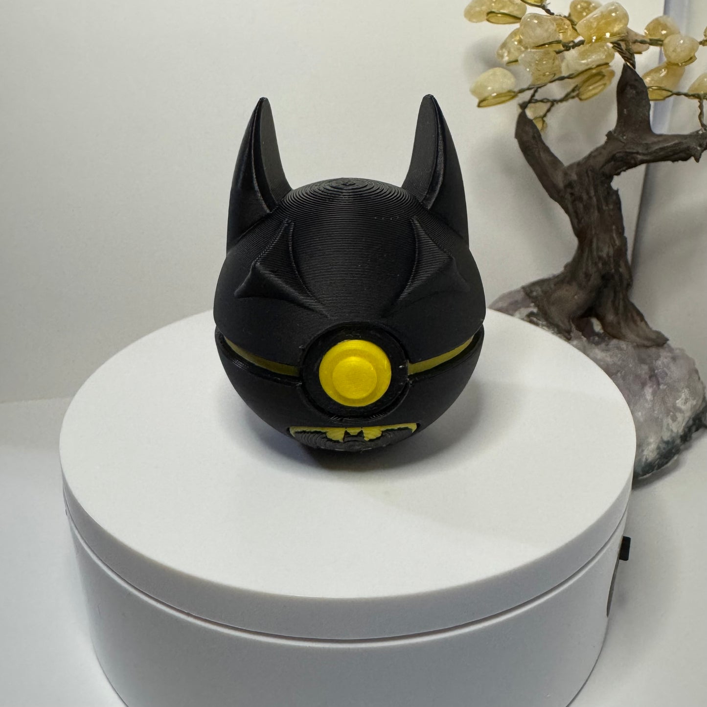 Mini Batman Themed Ball, 3D Printed, Collectable
