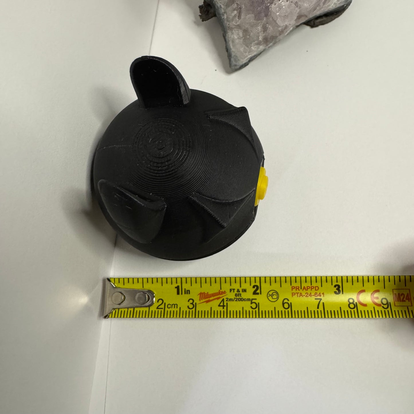 Mini Batman Themed Ball, 3D Printed, Collectable