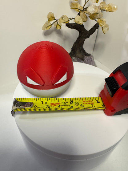 Mini Voltorb Themed Ball, 3D Printed, Collectable