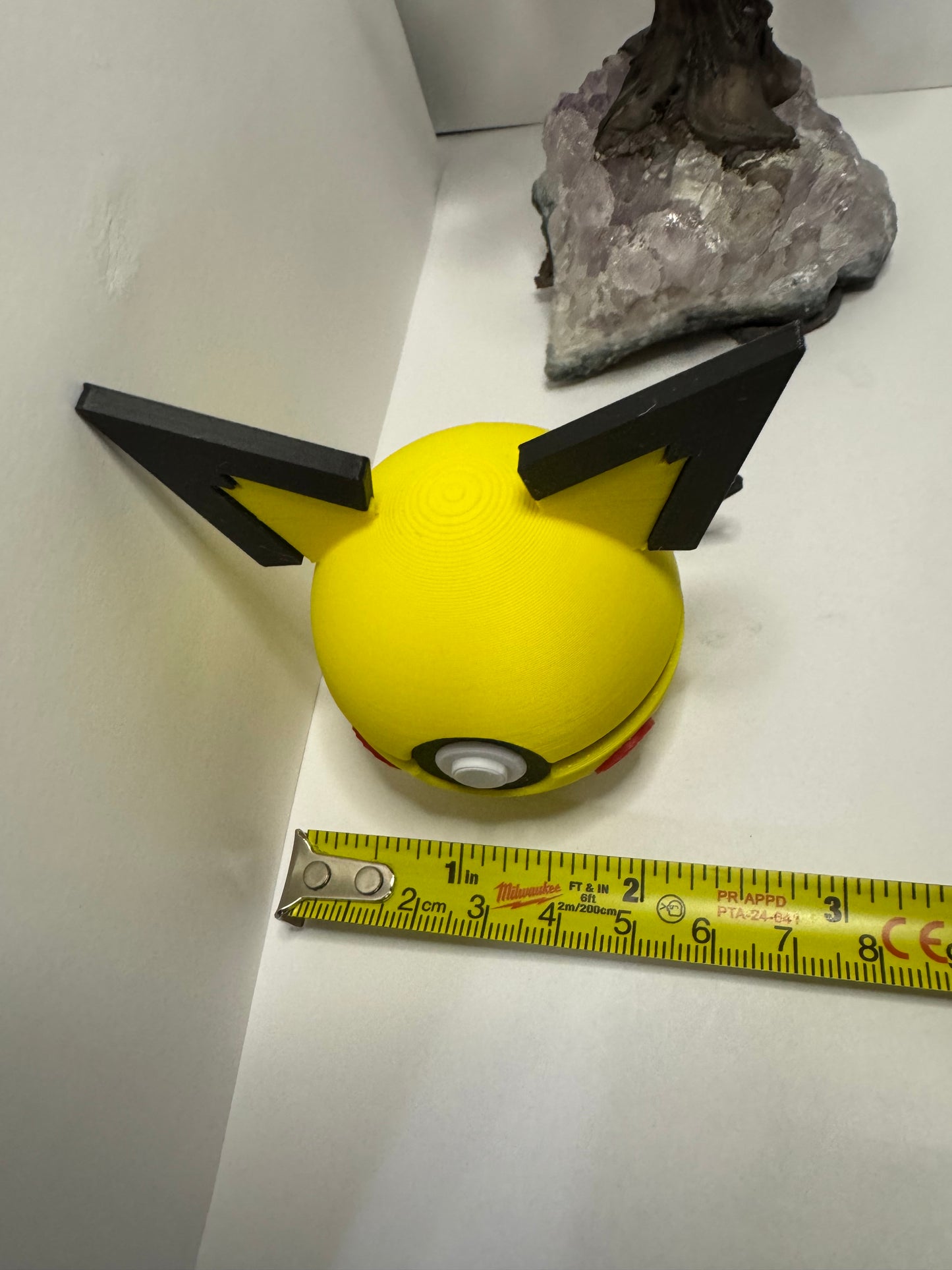 Mini Pichu Themed Ball, 3D Printed, Collectable