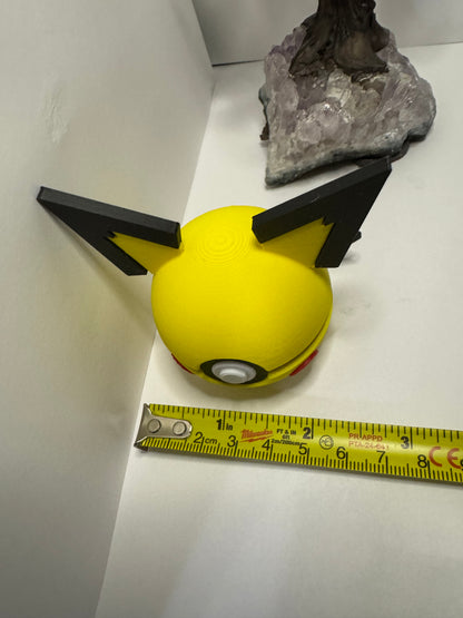 Mini Pichu Themed Ball, 3D Printed, Collectable