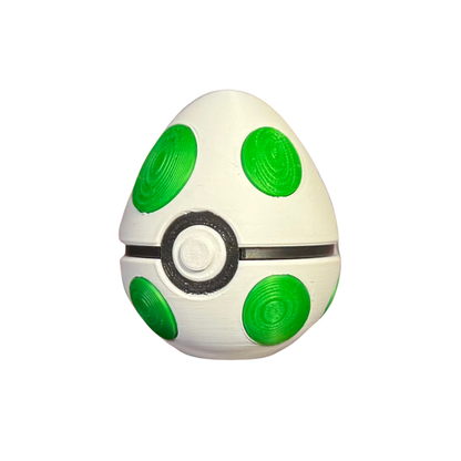 Mini Yoshi Themed Ball, 3D Printed, Collectable