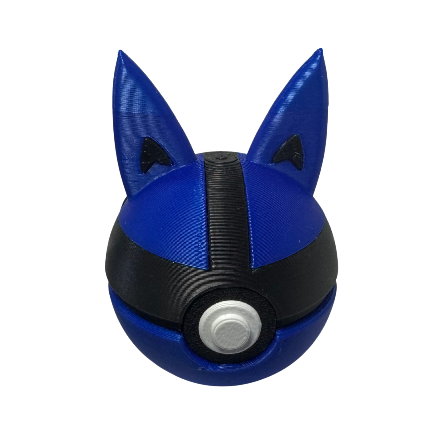Mini Lucario Themed Ball, 3D Printed, Collectable