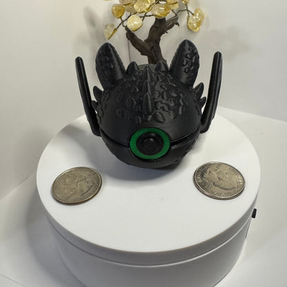 Mini Toothless Themed Ball, 3D Printed, Collectable