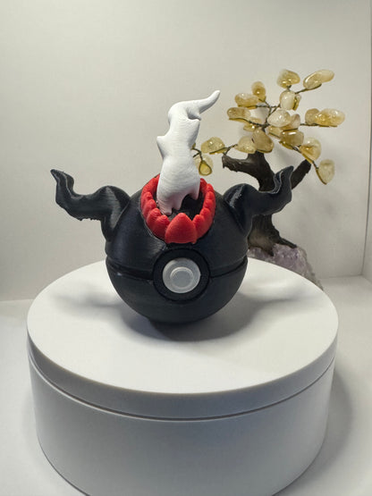 Mini Darkrai Themed Ball, 3D Printed, Collectable