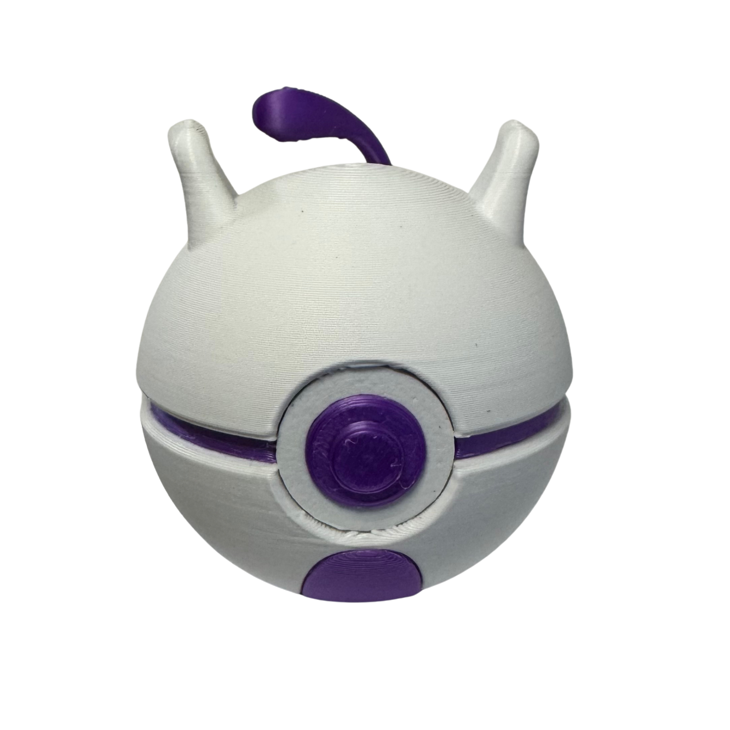 MewTwo Themed Ball, 3D Printed, Collectable