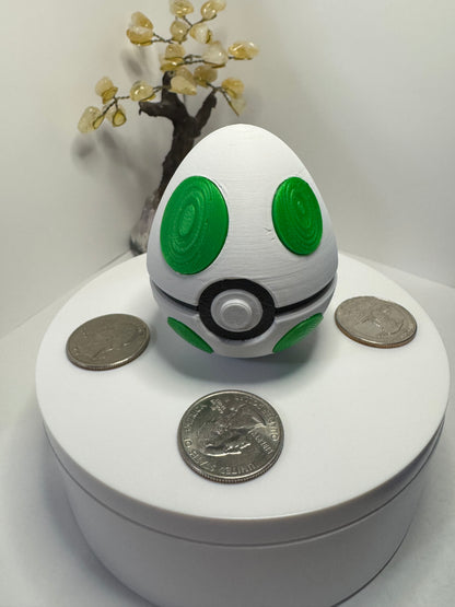 Mini Yoshi Themed Ball, 3D Printed, Collectable