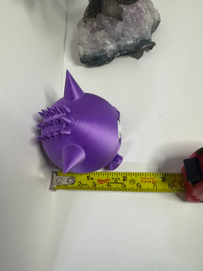 Mini Gengar Themed Ball, 3D Printed, Collectable