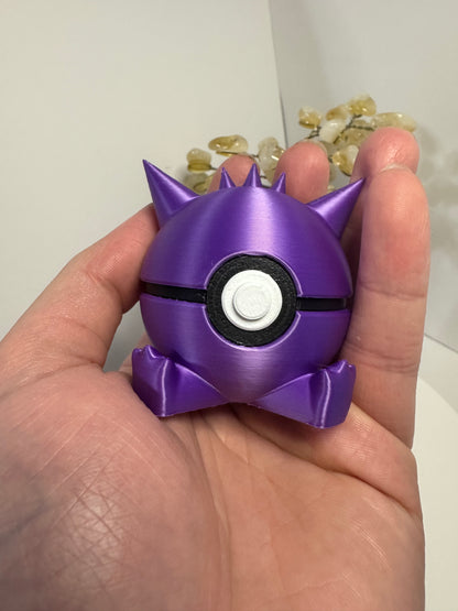 Mini Gengar Themed Ball, 3D Printed, Collectable