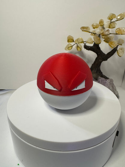 Mini Voltorb Themed Ball, 3D Printed, Collectable