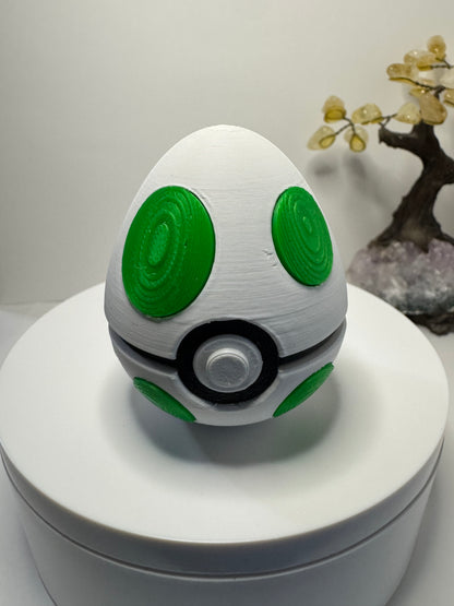 Mini Yoshi Themed Ball, 3D Printed, Collectable