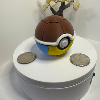 Mini Squirtle Themed Ball, 3D Printed, Collectable