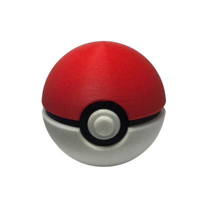 Mini PokeBall Themed Ball, 3D Printed, Collectable