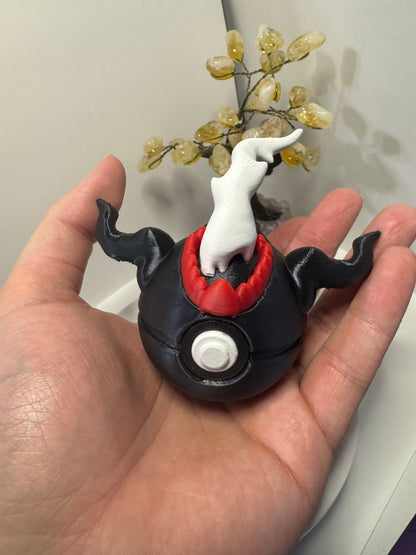 Mini Darkrai Themed Ball, 3D Printed, Collectable