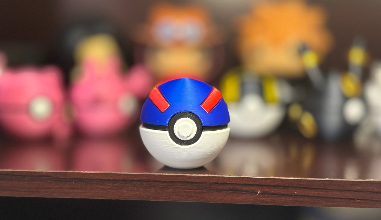 Mini Great Ball Themed Ball, 3D Printed, Collectable
