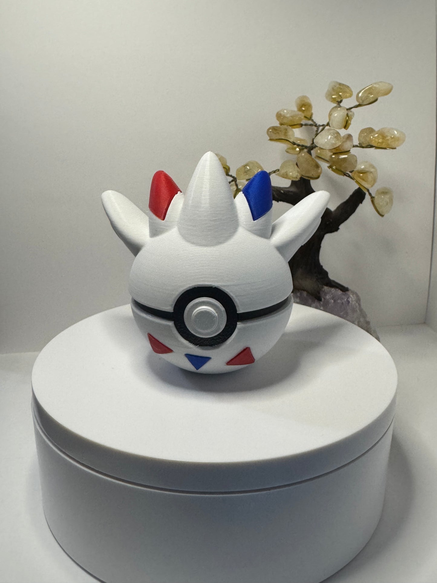 Mini Togekiss Themed Ball, 3D Printed, Collectable