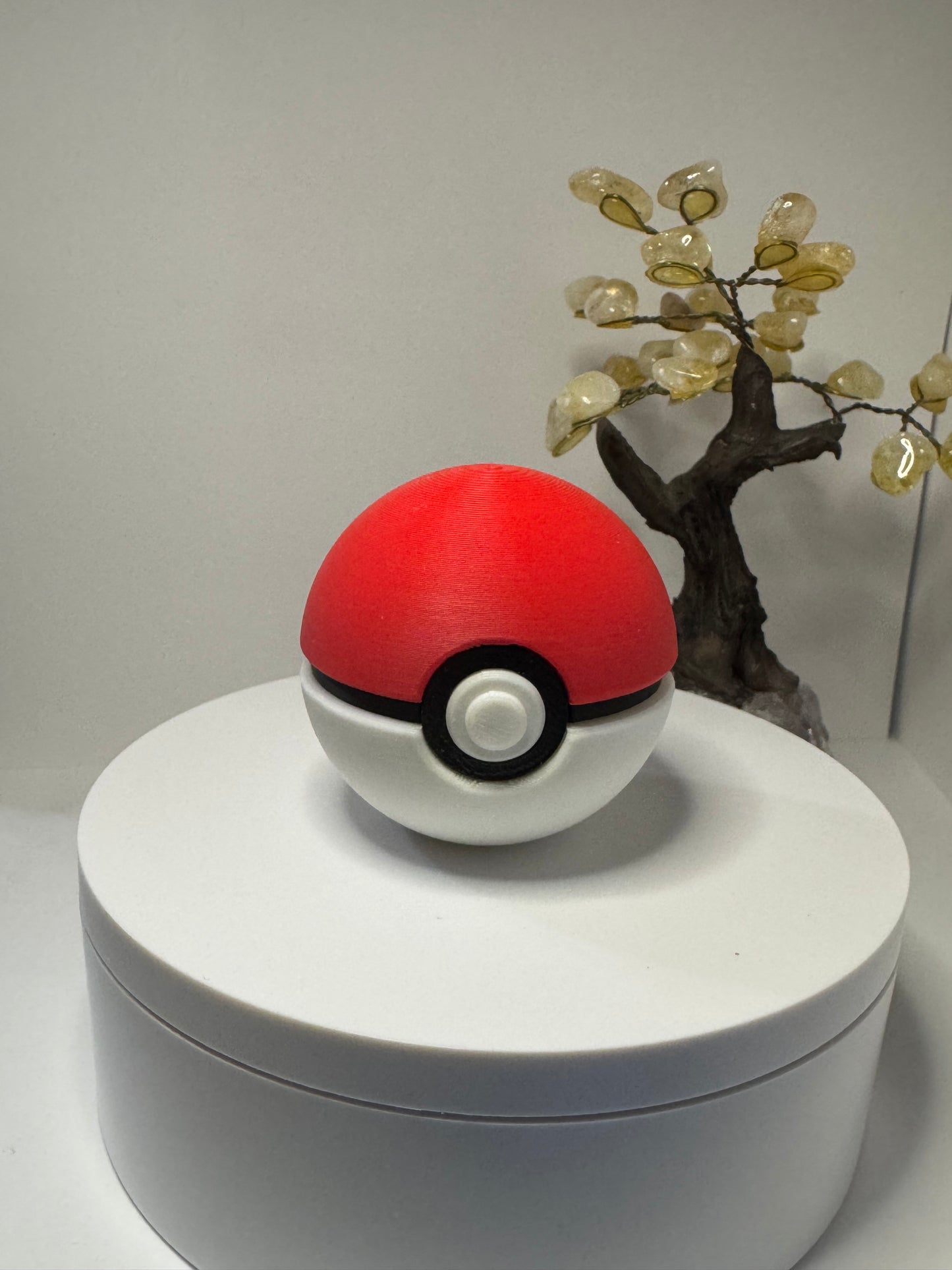 Mini PokeBall Themed Ball, 3D Printed, Collectable