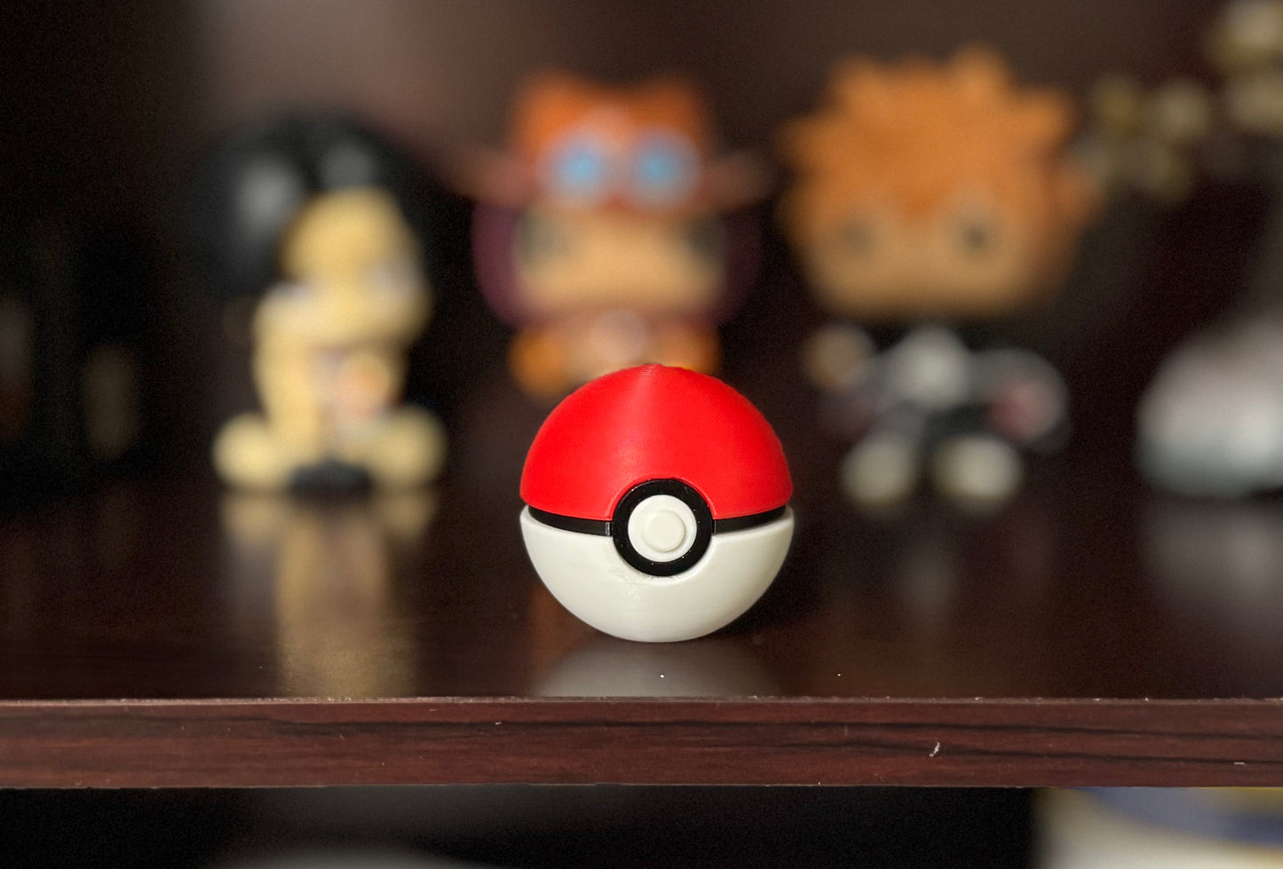 Mini PokeBall Themed Ball, 3D Printed, Collectable