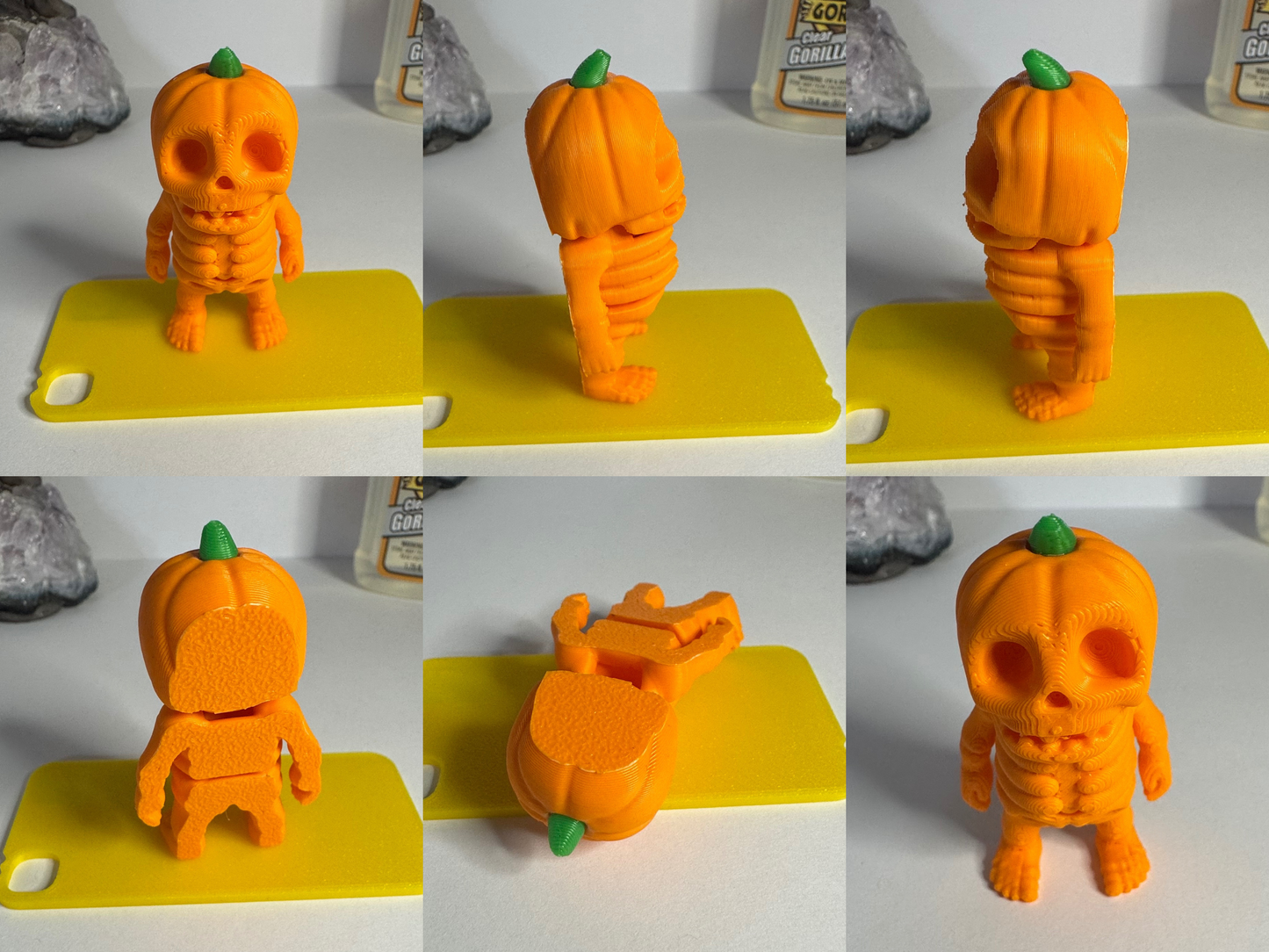 Pumpkin Skeleton Fidget Toy