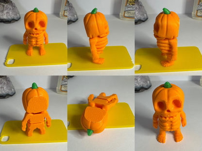 Pumpkin Skeleton Fidget Toy