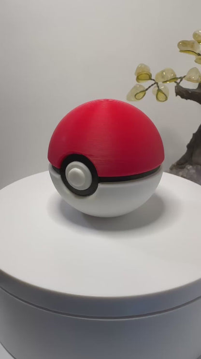 Mini PokeBall Themed Ball, 3D Printed, Collectable