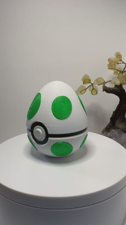 Mini Yoshi Themed Ball, 3D Printed, Collectable
