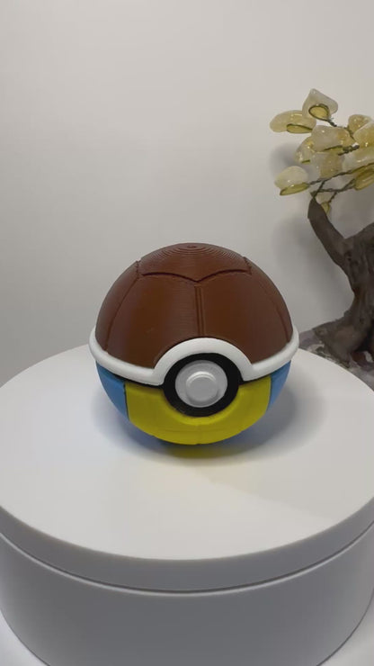 Mini Squirtle Themed Ball, 3D Printed, Collectable