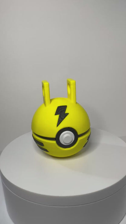 Mini Elekid Themed Ball, 3D Printed, Collectable