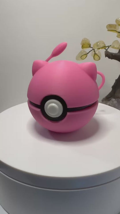 Mini Mew Themed Ball, 3D Printed, Collectable